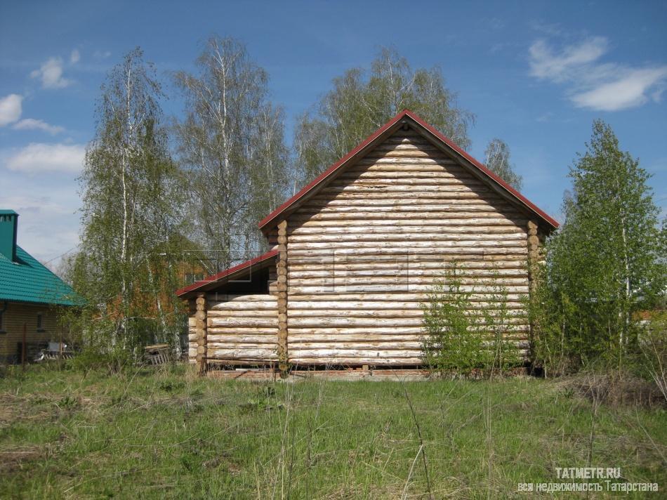 Продается недостроенный бревенчатый дом, заведенный под холодную крышу, на земле 8,6соток в СНТ ЛУЧ напротив села... - 3