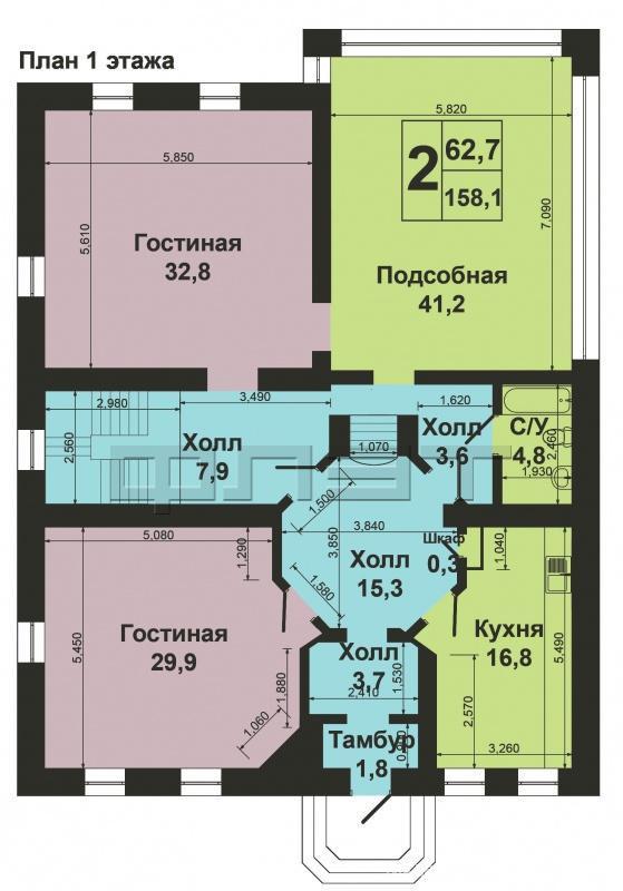 Казань, Кировский район, ул. Односторонка Гривки. Продаётся шикарный коттедж в центре города, возле станции метро... - 22