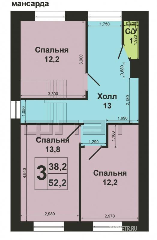 Продажа / Дома и коттеджи, Казань, 6 100 000 Авиастроительный район, СНТ Ветеран. Продаю шикарный и презентабельный дом в 10 минутах пешком до метро. Охраняемая... - 5