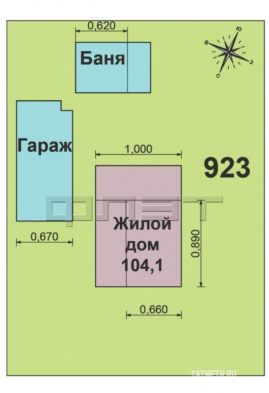 Продажа / Дома и коттеджи, Старая Пристань, Мало улица-Совхозная, 6 000 000 В Лаишевском районе, в пгт Лаишево, в районе Старой Пристани продается дом площадью 139, 8 кв.м., на участке 9, 23... - 16