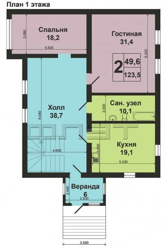 Продажа / Дома и коттеджи, Казань, Геологов улица, 14 500 000 В Советском районе города Казани, в пос. Большие Клыки, ул. Геологов продается двухэтажный кирпичный дом общей... - 18