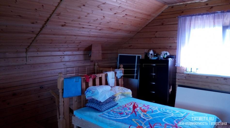 Зеленодольский район, с. Большие Кургузи, ул. Мирная. Продаётся земельный участок 13 сот с новым уютным деревянным... - 6