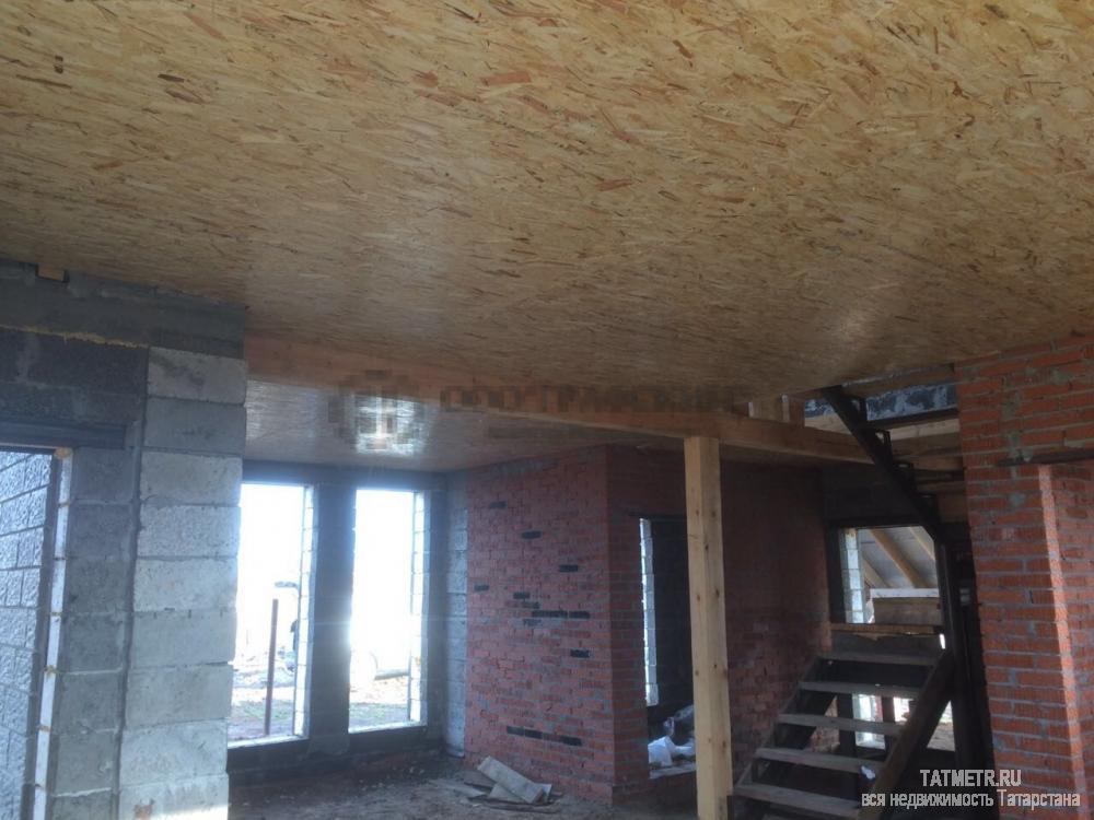 Продажа / Дома и коттеджи, Пермяки, Земляничная улица, 2 600 000 Продам незавершенный жилой дом на земельном участке 5 соток (кадастровый номер 16:16:190803:849, участок ровный,... - 2