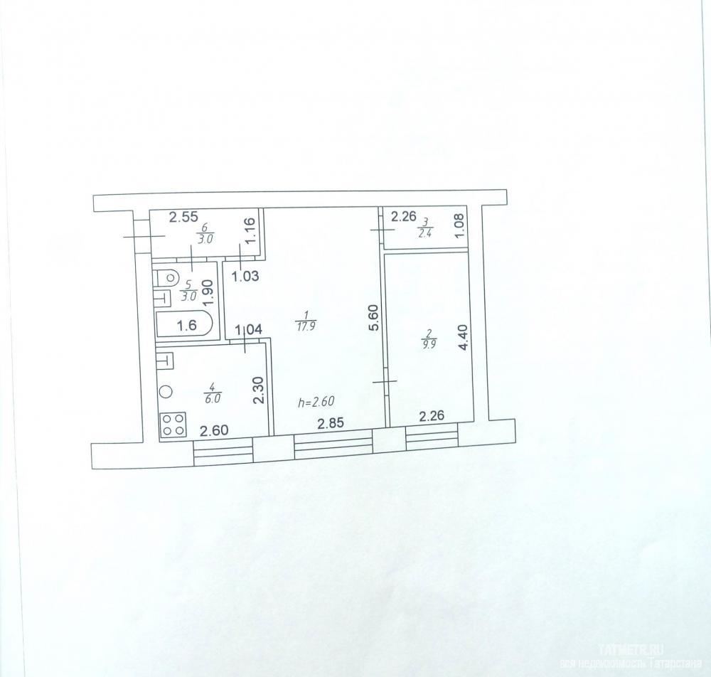 Даурская 2-я, 7. 2-комн. хрущевка, 1/3-эт. кирпичного дома, 42,2/28/6.  Чистая, аккуратная, очень теплая квартира.... - 10