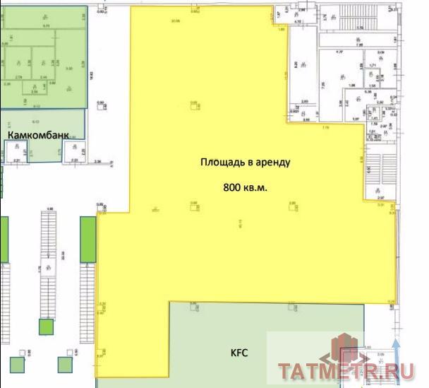 Коммерческая / Продажа / Офисы, Казань, Чистопольская улица, 1 200 000 Сдается в аренду помещение на 1м этаже в 'Миллениум Мебель' рядом с Камком Банком и KFC. Нельзя не отметить отличное... - 2