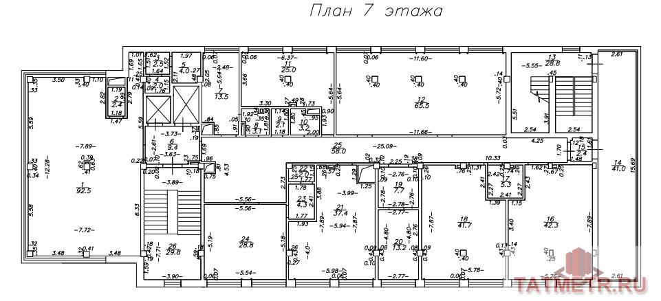 Коммерческая / Аренда / Офисы, Казань, Ямашева проспект, 269 500 Сдается блок-офис с кабинетной системой в Ново-савиновском р-не, в абсолютно новом Бизнес Центре напротив Парк... - 15
