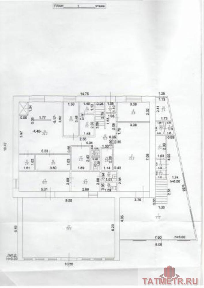 Коммерческая / Аренда / Офисы, Казань, Марселя Салимжанова улица, 502 500 Сдается в аренду отдельно стоящее двухэтажное здание с мансардной надстройкой в центре города: двор, улица (с видом... - 4