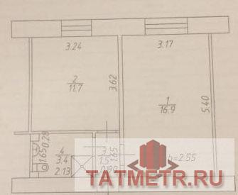 Продажа / Квартиры, Казань, Академика Павлова улица, 1 790 000 Татарстан, Авиастроительный район, ул.Академика Павлова д.1, двухкомнатная квартира (гостинка) площадью 33,5м.кв.... - 1