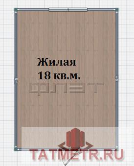 Продажа / Квартиры, Казань, Молодежная улица, 990 000 г. Казань, Авиастроительный район, ул. Молодежная 10. Продается уютная квартира 18 кв. м, в тихом и спокойном... - 9