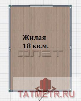 г. Казань, Авиастроительный  район, ул. Молодежная 10. Продается   уютная квартира 18 кв. м,  в  тихом и спокойном... - 9