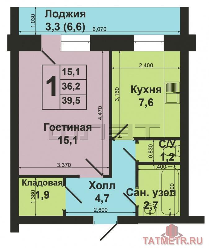 Продажа / Квартиры, Казань, Блюхера улица, 2 700 000 Московский район, ул.Блюхера, д.4 - предлагаем Вашему вниманию отличную 1к квартиру в кирпичном доме. Отличная... - 8
