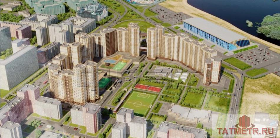 Продажа / Квартиры, Казань, Чистопольская улица, 3 992 280 Продается двухкомнатная квартира площадью 52.53 кв.м. в ЖК 'Столичный' в Ново-Савиновском районе. ЖК «Столичный» -... - 2