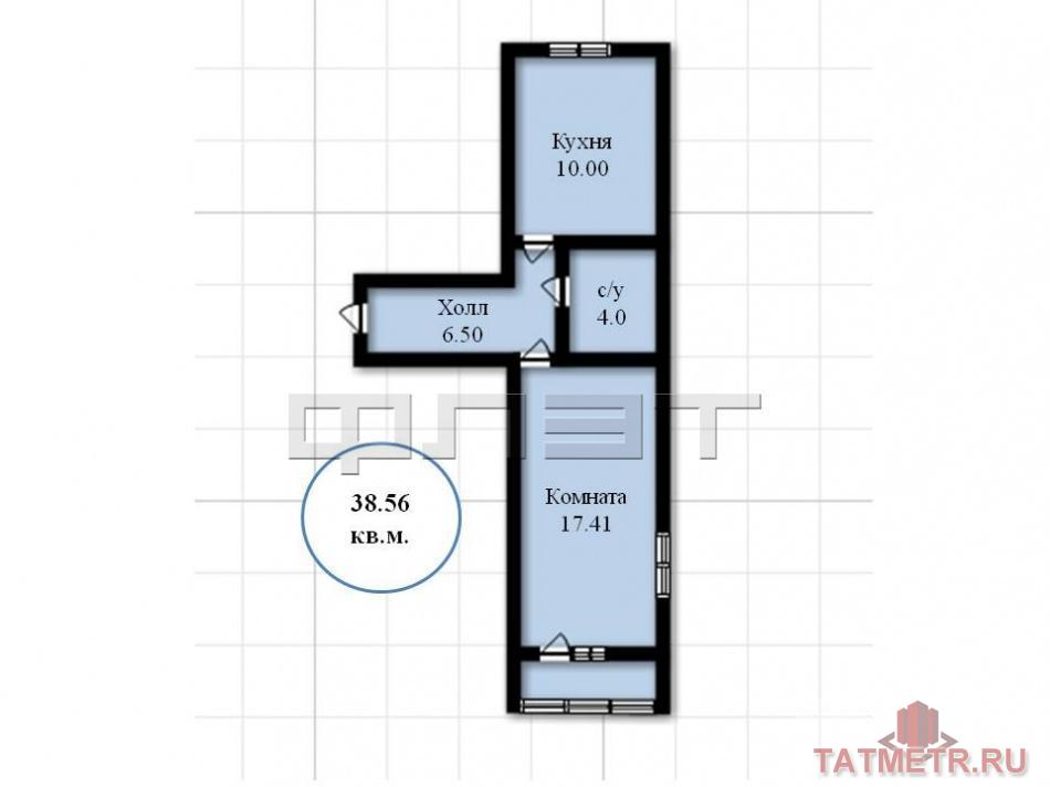 Продажа / Квартиры, Казань, Дубравная улица, 2 699 200 Продается однокомнатная квартира площадью 38.56 / 17.41 / 10.00 кв.м. в ЖК 'Соло' в Приволжском районе. В доме 10... - 10