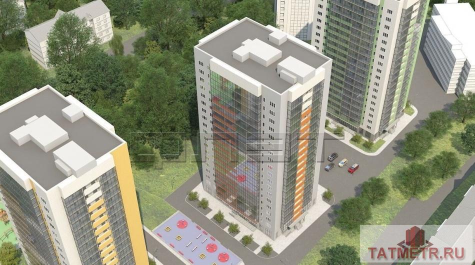 Продажа / Квартиры, Казань, Бари Галеева улица, 1 990 800 Продается однокомнатная квартира-студия площадью 28.44 кв.м. в новом жилом комплексе 'Green City'. Это... - 1