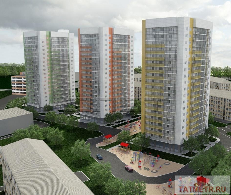 Продажа / Квартиры, Казань, Бари Галеева улица, 3 090 600 Продается двухкомнатная квартира-студия площадью 45.45 кв.м. в новом жилом комплексе 'Green City'. Это...