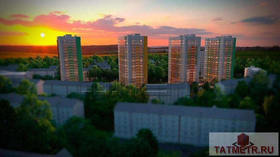 Продажа / Квартиры, Казань, Бари Галеева улица, 3 090 600 Продается двухкомнатная квартира-студия площадью 45.45 кв.м. в новом жилом комплексе 'Green City'. Это... - 3