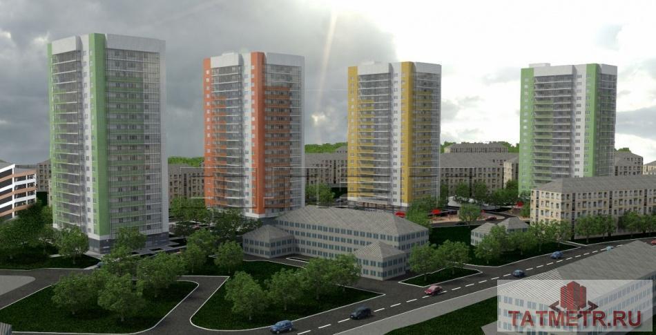 Продажа / Квартиры, Казань, Бари Галеева улица, 3 090 600 Продается двухкомнатная квартира-студия площадью 45.45 кв.м. в новом жилом комплексе 'Green City'. Это... - 5