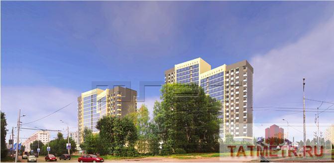 Продажа / Квартиры, Казань, Хусаина Мавлютова улица, 2 700 430 Продается однокомнатная квартира площадью 45.77 / 18.88 / 11.20 кв.м. в ЖК 'Три Богатыря'. Комплекс состоит из трех... - 1