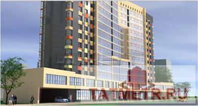 Продажа / Квартиры, Казань, Хусаина Мавлютова улица, 2 700 430 Продается однокомнатная квартира площадью 45.77 / 18.88 / 11.20 кв.м. в ЖК 'Три Богатыря'. Комплекс состоит из трех... - 3