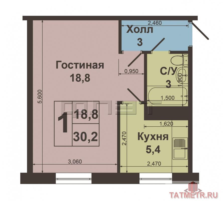 Продажа / Квартиры, Казань, Ново-Светлая улица, 2 150 000 Казань, Кировский район ул. Ново-Светлая 11 Предлагаем к покупке отличную квартиру в Кировском районе города!... - 8