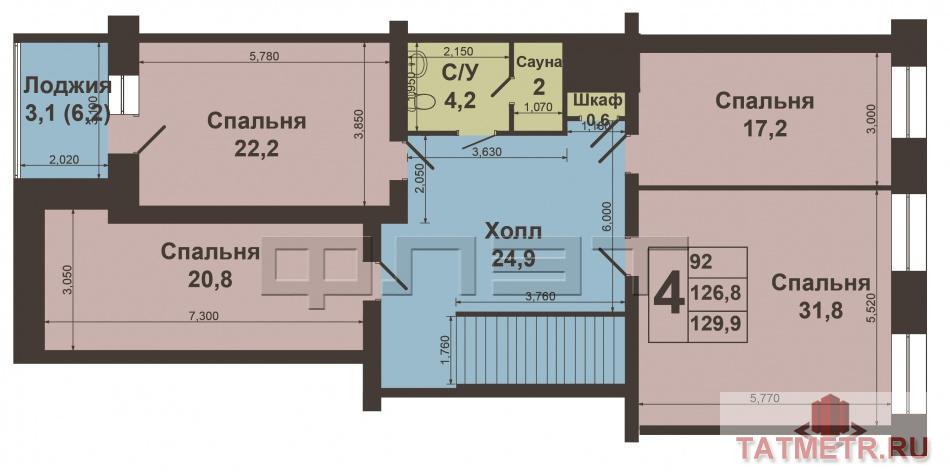 Продажа / Квартиры, Казань, Искра улица, 8 150 000 В Советском районе города Казани по ул. Искра 1/151, на пятом и шестом этаже шестиэтажного дома предлагается на... - 16