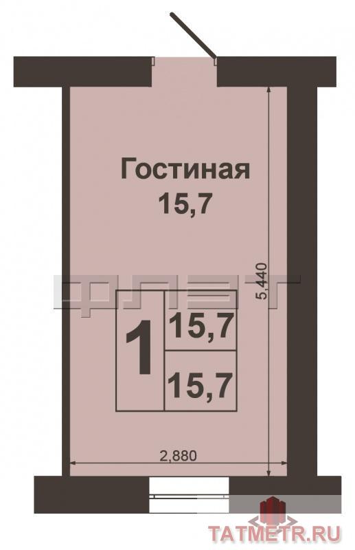 Продажа / Комнаты, Казань, Шуртыгина улица, 820 000 Советский район, ул.Шуртыгина д.34. В самом развитом районе, рядом с центром города продается просторная комната в... - 5