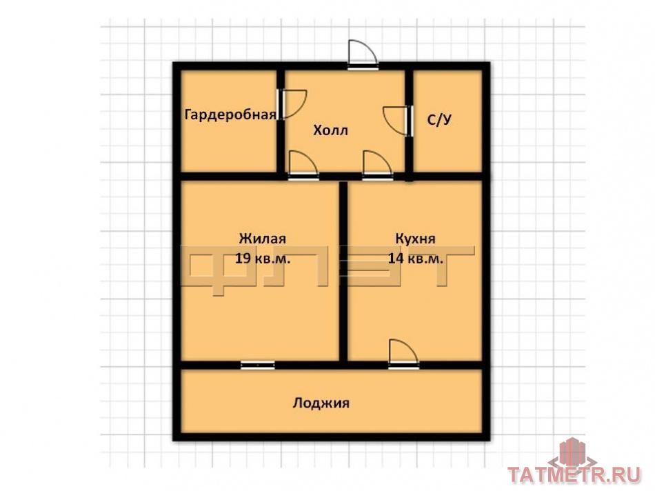 Продажа / Квартиры, Казань, Отрадная улица, 2 850 000 Советский район, ул.Отрадная, д.48 (ЖК Отрадная на пересечении улиц Даурская и Гвардейская) Просторная 1-комнатная... - 4