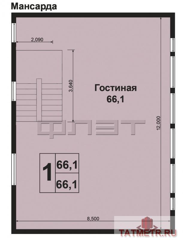 Вахитовский район, ул. Тихомирного 11. Продается дом в центре города (рядом ул.Тихомирнова) В шаговой доступности... - 4