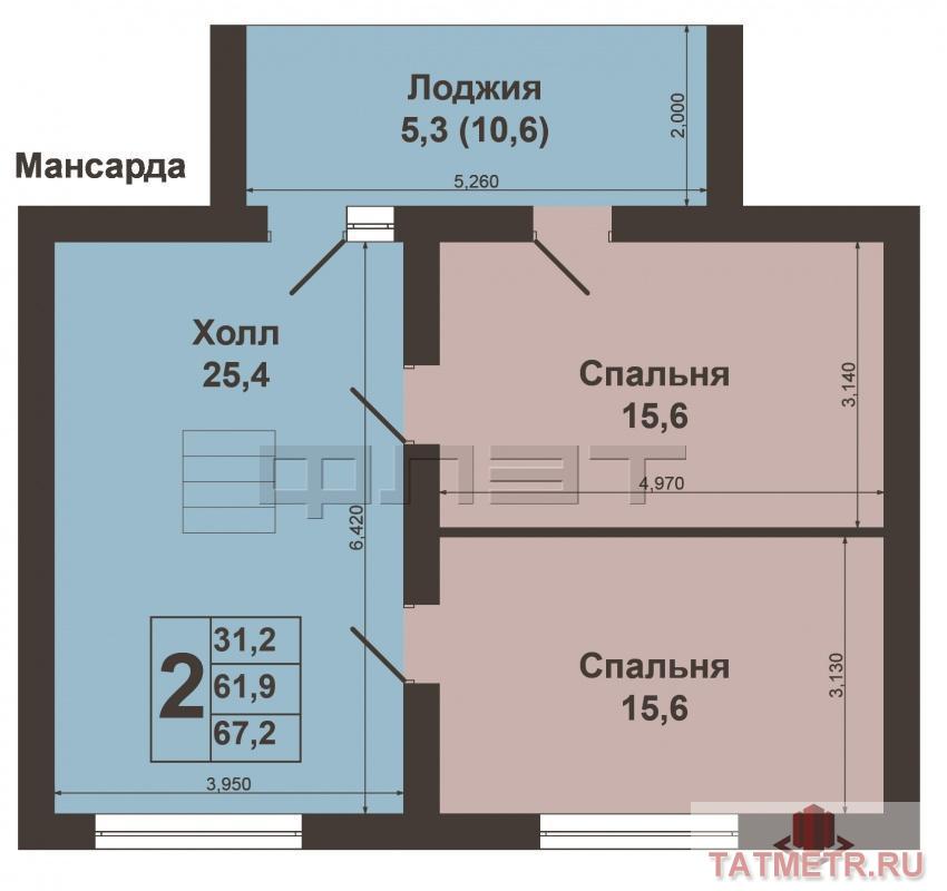 Продажа / Дачи, Казань, Горьковское шоссе, 2 900 000 Верхнеуслонский район, д. Студенец, ст. 'Пламя'. Продаётся двухэтажный дом. Общая площадь 157,9 кв.м. (12,5 х 9,5 м)... - 14