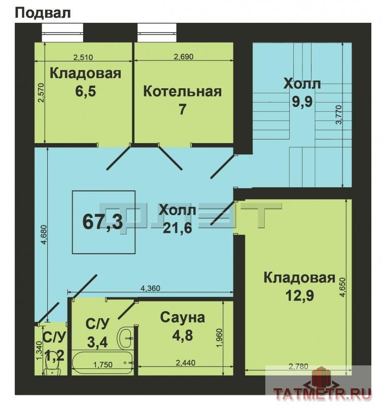 Продажа / Дома и коттеджи, Казань, Оренбургский тракт, 7 700 000 Лаишевский район, с.Сокуры, ул. Грушевая .продается комфортный коттедж в (17 км. от РКБ). Красивый двухэтажный... - 22
