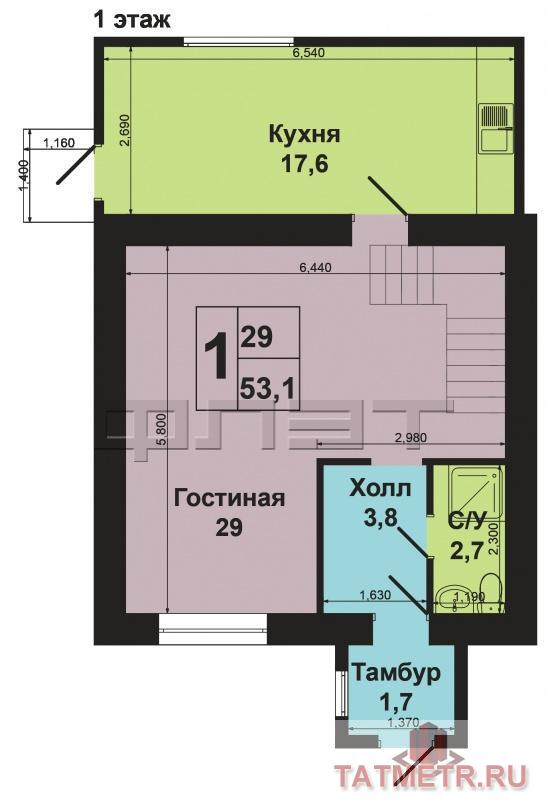 Продажа / Дома и коттеджи, Казань, СДТ Табигат, 5 300 000 Продается замечательный дом в Приволжском районе, в поселке Победилово, в 20 минутах от центра города, в окружении... - 40