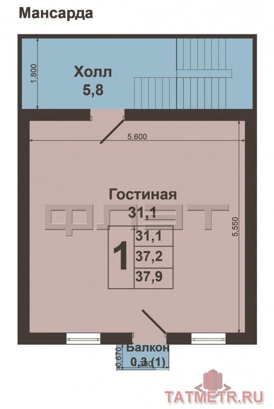 Продажа / Дачи, Высокая Гора, Верхняя улица, 2 605 000 Высокогорский р-н, СНТ 'Казаньхимстрой' Продаю дом из коллеброванного бруса 90 м2, участок 6 соток. Строили для себя.... - 19