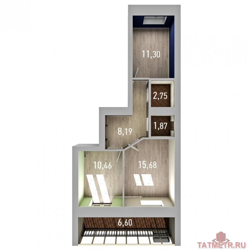 Продажа / Квартиры, Казань, Азата Аббасова улица, 3 240 000 Казань город, Советский, жилой комплекс Весна , м. Проспект Победы, 2 комн., общ. пл. 53 кв.м., жил.пл. 27 кв.м.,...