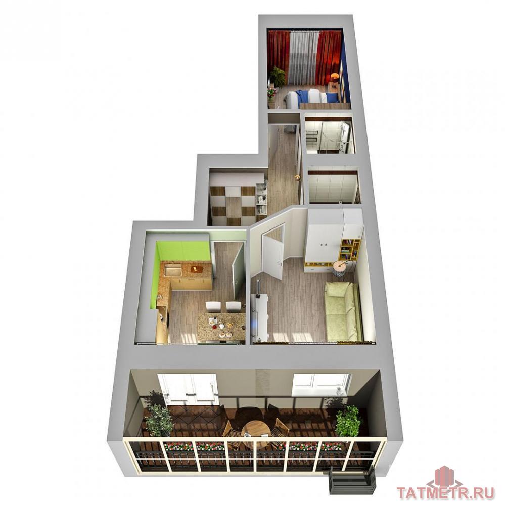 Продажа / Квартиры, Казань, Азата Аббасова улица, 3 240 000 Казань город, Советский, жилой комплекс Весна , м. Проспект Победы, 2 комн., общ. пл. 53 кв.м., жил.пл. 27 кв.м.,... - 3