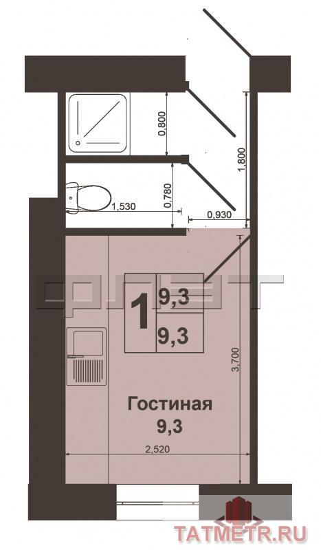 Продам комнату 10м, по адресу ул. Халезова,18, расположенную на 3 этаже 5 этажного кирпичного дома. Комната свободна... - 7