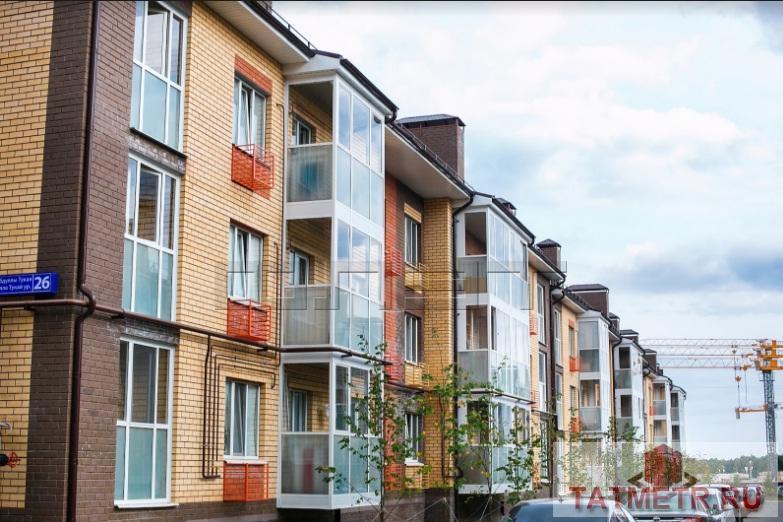 Продажа / Квартиры, Казань, Мамадышский тракт, 1 750 000 Продается однокомнатная квартира площадью 34.12 / 15.12 / 10.28 кв.м. в ЖК 'Царево Village' в прекрасном озелененном... - 1