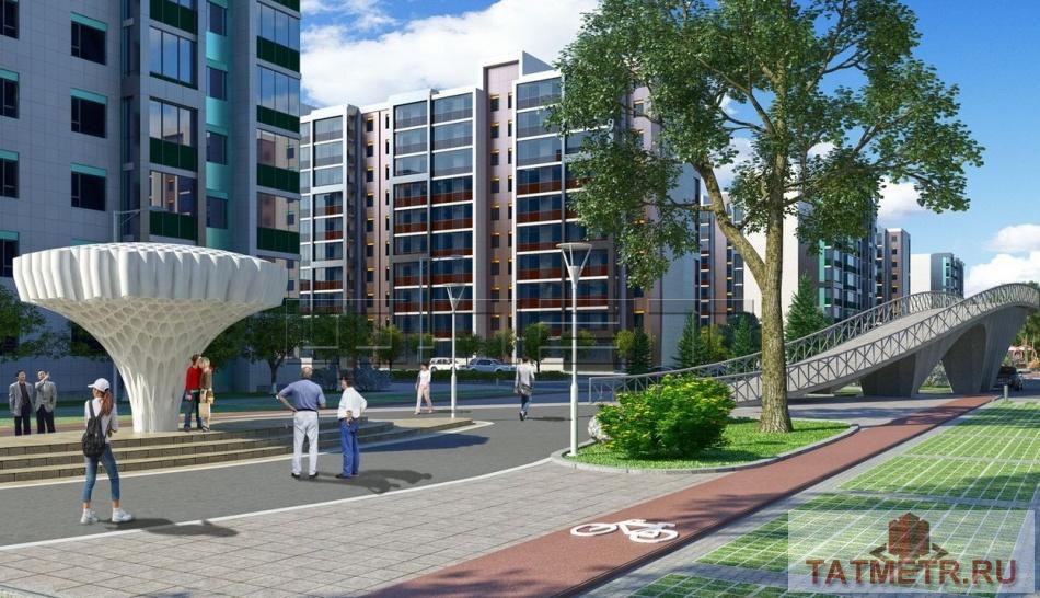 Продажа / Квартиры, Казань, Николая Ершова улица, 5 610 000 Продается двухкомнатная квартира площадью 58.58 / 24.86 / 11.15 кв.м. в престижном жилом комплексе 'Арт Сити' в 5... - 5
