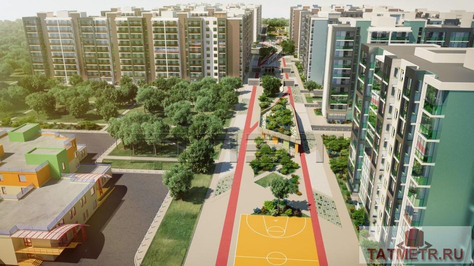 Продажа / Квартиры, Казань, Николая Ершова улица, 5 610 000 Продается двухкомнатная квартира площадью 58.58 / 24.86 / 11.15 кв.м. в престижном жилом комплексе 'Арт Сити' в 5... - 8