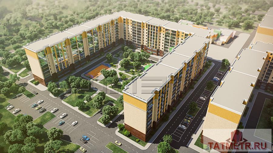 Продажа / Квартиры, Казань, Николая Ершова улица, 5 610 000 Продается двухкомнатная квартира площадью 58.58 / 24.86 / 11.15 кв.м. в престижном жилом комплексе 'Арт Сити' в 5... - 9