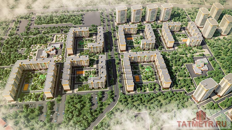 Продажа / Квартиры, Казань, Николая Ершова улица, 5 720 000 Продается двухкомнатная квартира площадью 57.35 / 24.86 / 11.15 кв.м. в престижном жилом комплексе 'Арт Сити' в 5... - 3