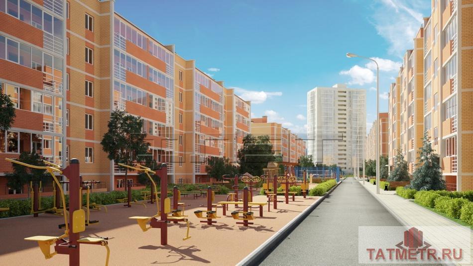 Продажа / Квартиры, Казань, Сиреневая улица, 2 782 000 Продается двухкомнатная квартира площадью 53.50 кв.м. в ЖК 'Южный парк' в прекрасном, озелененном месте. Концепция... - 5