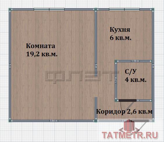 Продажа / Квартиры, Казань, Агрономическая улица, 2 180 000 Продам 1х комнатную квартиру в самом центре города Вахитовский р-он, ул.Агрономическая,78. Отличная квартира на 3... - 8