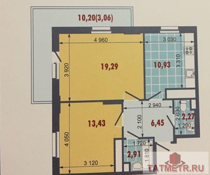 Продажа / Квартиры, Казань, Победы проспект, 3 600 000 Продам 2-комнатную квартиру в новостройке ЖК 'ПОБЕДА'. Советский район, пр.Победы. Квартира с отличной... - 3