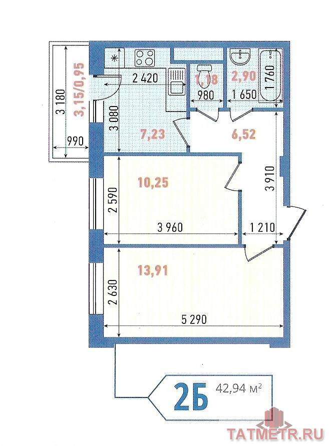 Продажа / Квартиры, Казань, Белинского улица, 1 466 000 СТАРТ ПРОДАЖ Дом №3 Жилой квартал «Новые Острова» на пересечении ул.Белинского и ул.Тэцевская. Срок сдачи дома 2... - 10