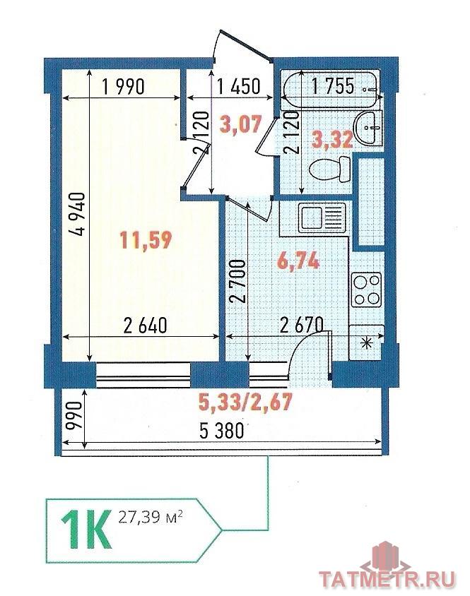 Продажа / Квартиры, Казань, Белинского улица, 1 466 000 СТАРТ ПРОДАЖ Дом №3 Жилой квартал «Новые Острова» на пересечении ул.Белинского и ул.Тэцевская. Срок сдачи дома 2... - 8