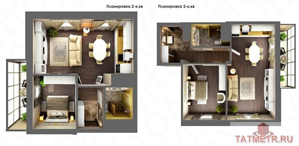 Продажа / Квартиры, Казань, Бари Галеева улица, 1 877 000 Жилой комплекс Green City. В центре Советского района на пересечении ул.Галеева и ул.Новаторов. Отличное место как... - 3