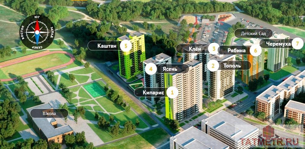 Продажа / Квартиры, Казань, Рауиса Гареева улица, 2 300 000 Продается 1 комнатная квартира 36 кв.м в новом ЖК ' Сказочный лес' (Приволжский район) , дом 1.1. (Кипарис). 5 этаж... - 2