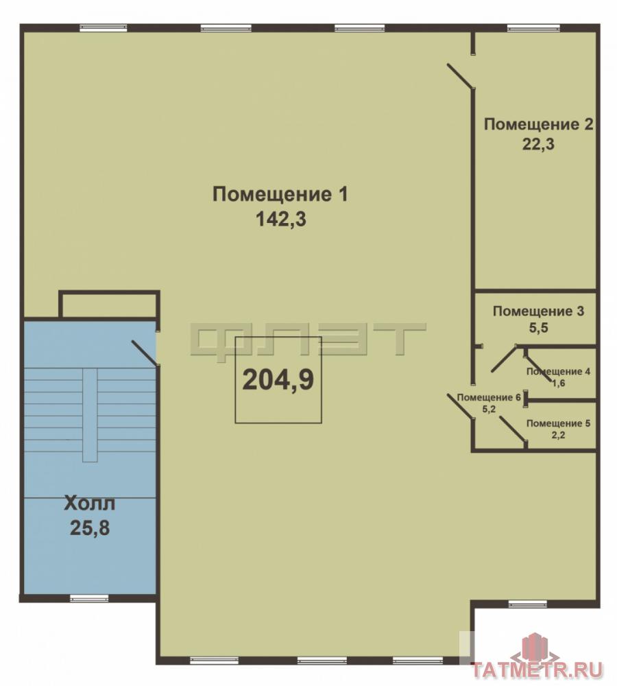 Коммерческая / Аренда / Офисы, Казань, Университетская улица, 110 000 В центре города Вахитовского района по ул. Университетская сдаются помещения на 2;3;4;5 этаже 5-ти этажного... - 1