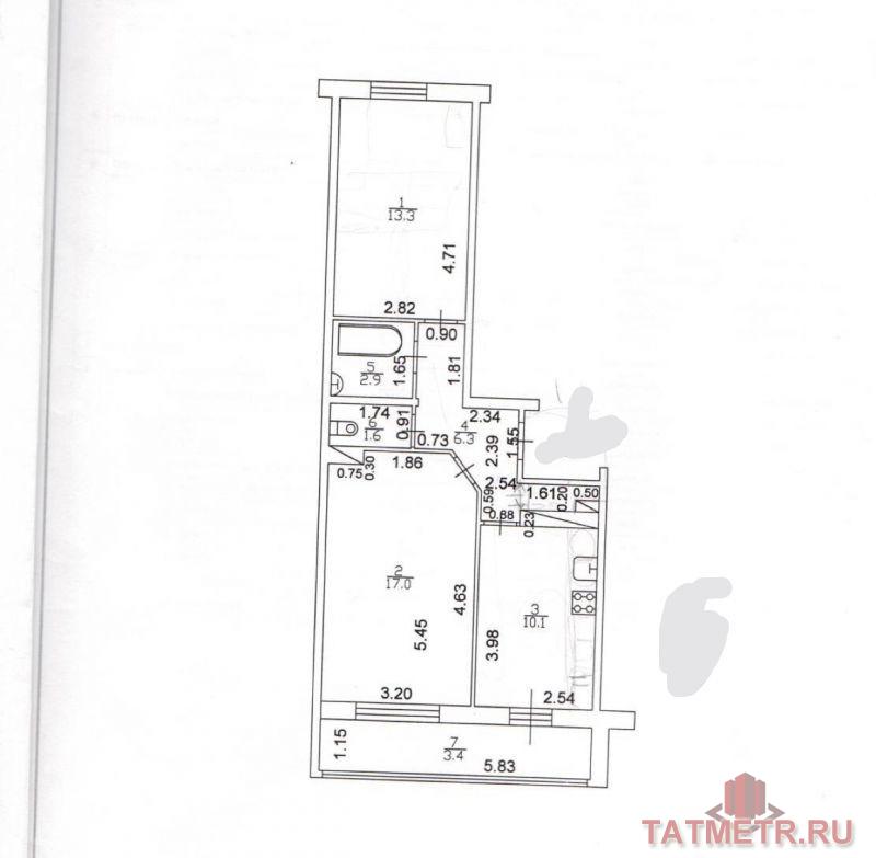 Продажа / Квартиры, Казань, Гайсина улица, 2 860 000 Продам 2-ух ком. просторную Квартиру-Распашонку в новом (2014г.) панельном доме 51кв.м. ЖК Радужный, ул.Гайсина, дом... - 1