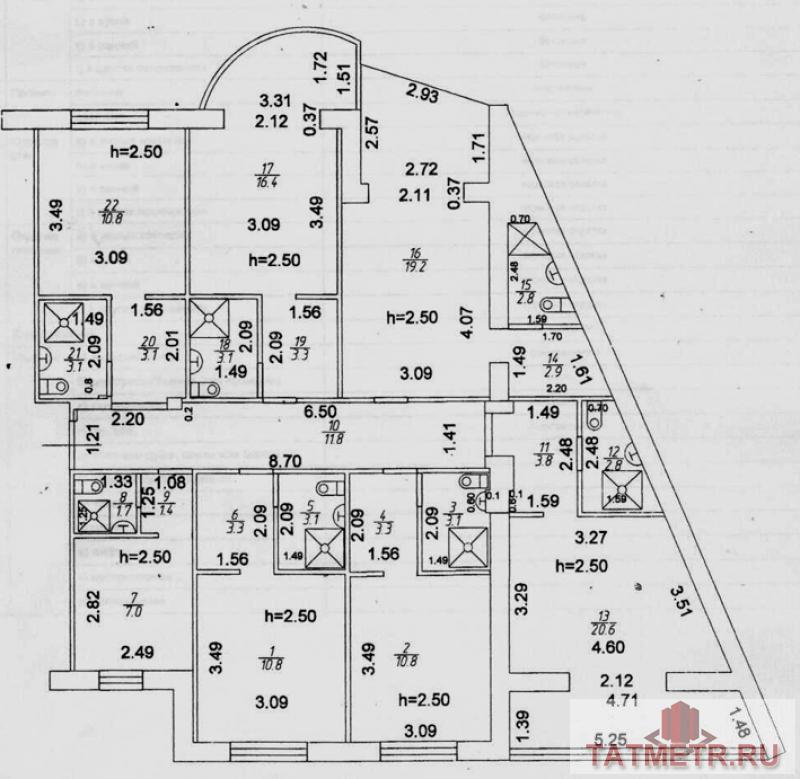 Продается апарт отель – хостел, 150 кв.м. в центре Ново-Савиновского района, 7 изолированных комнат с кухонной зоной...